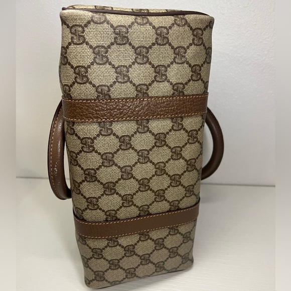 GUCCI GG Sherry Line Supreme Canvas Boston Bag - Picture 13 of 16